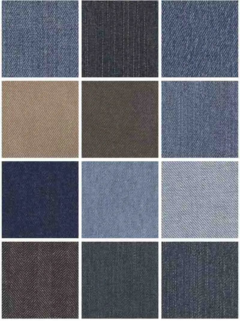 服装设计干货素材80例裤子款式图,衣服纹理贴图素材