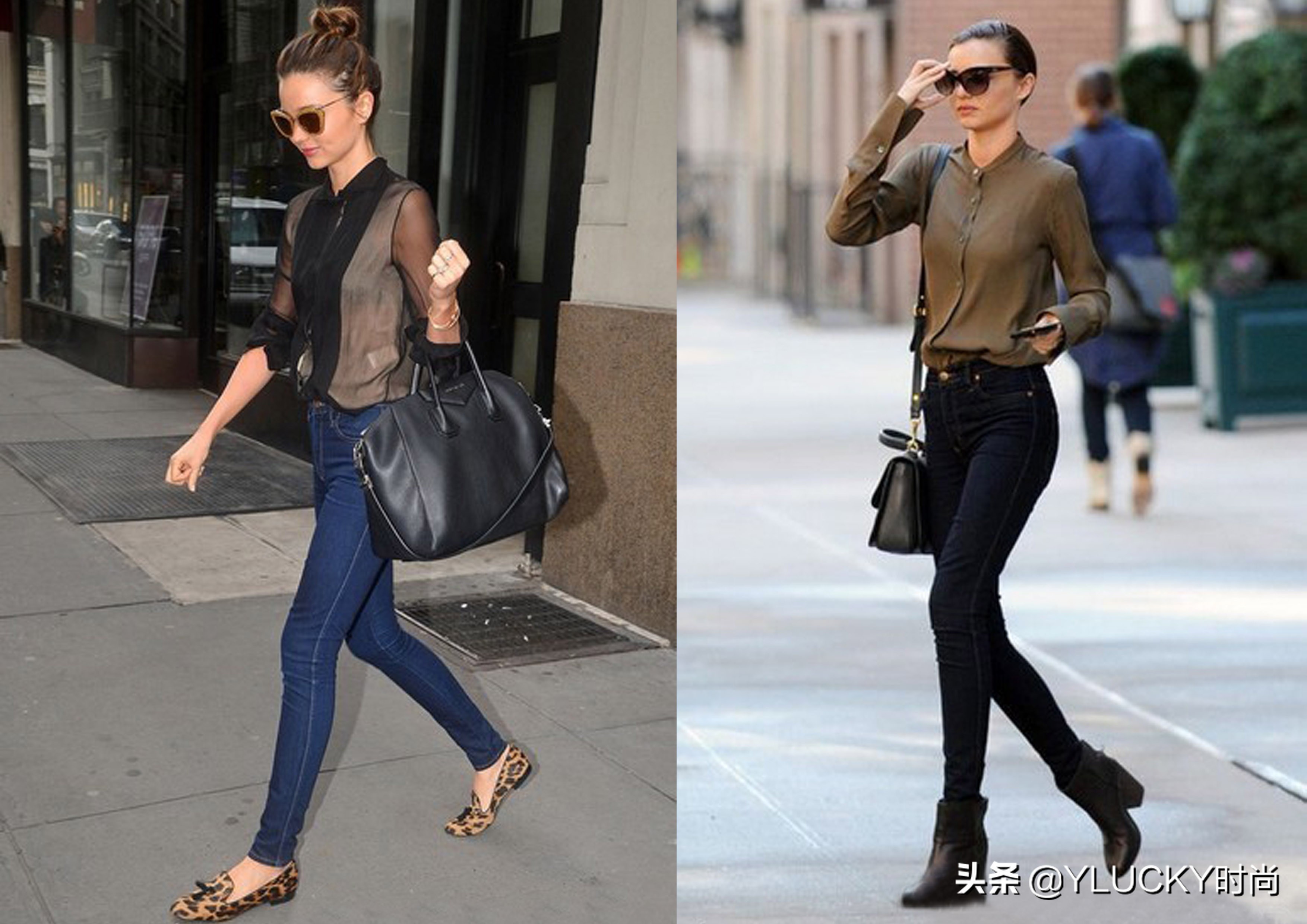 雪纺衫减龄穿搭,早春小众雪纺衫穿搭