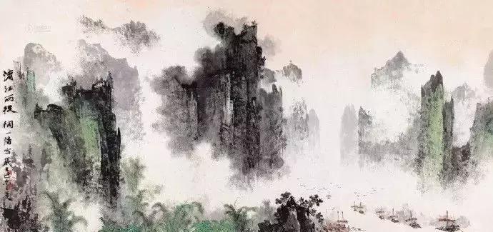 一组高清唯美的山水画收藏欣赏,美国大都会收藏明清山水画欣赏