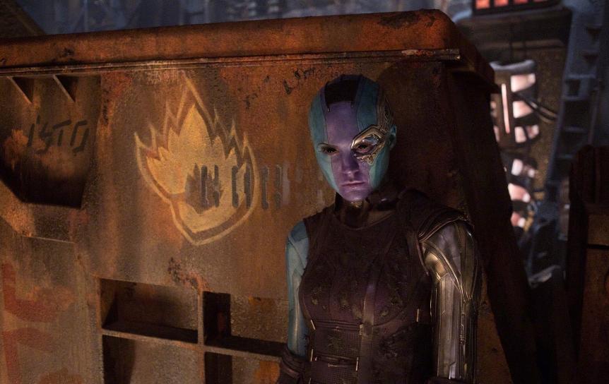 《复联4》:BlueGirl丨公平的星空下,给你一片美丽的云