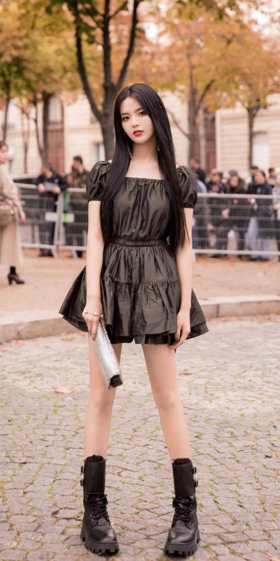 杨超越黑长直造型图片,杨超越日常美图