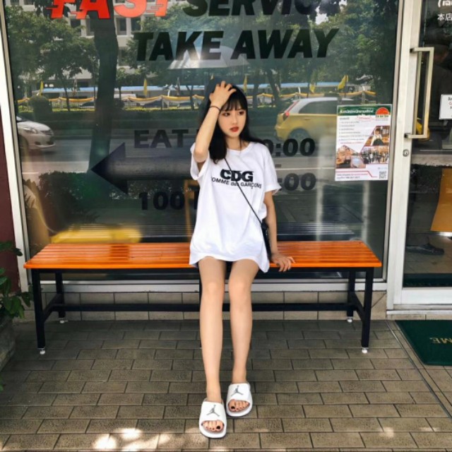 上脚好看的aj6,aj6奥利奥拖鞋