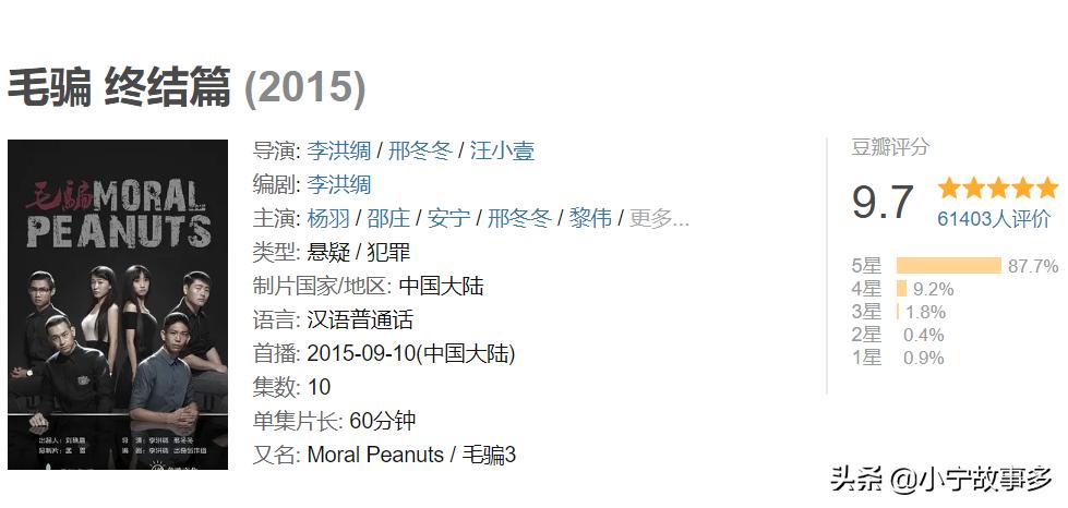 豆瓣评分最高的国产电视剧,二十部国产高分电视剧你看过几部