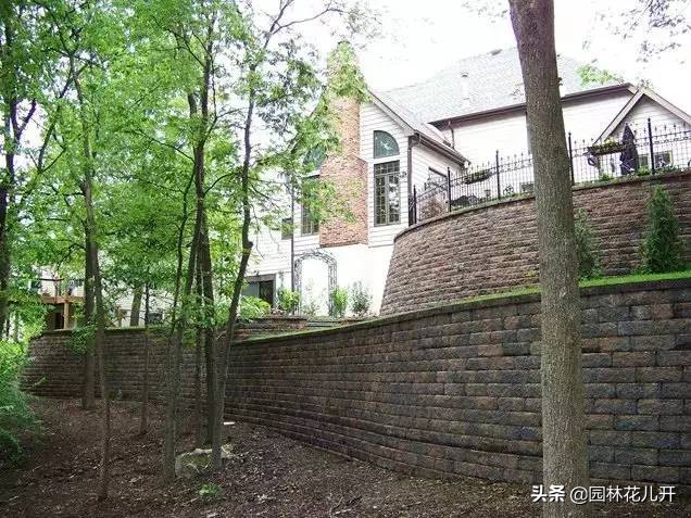 百款石材景观墙设计,挡土墙设计方案