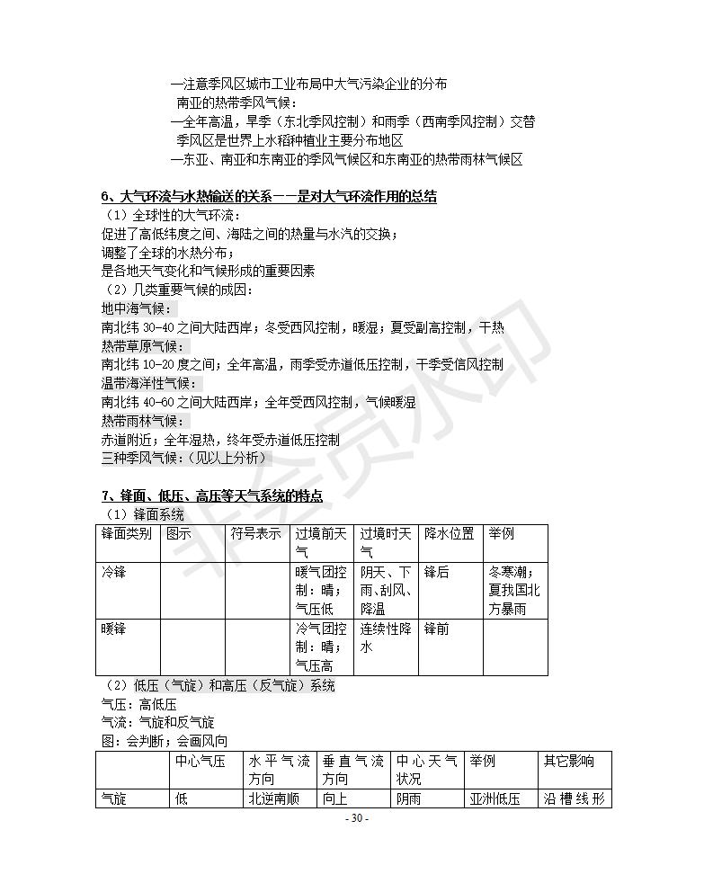 江苏高中地理知识点大全,西安高中地理知识点归纳