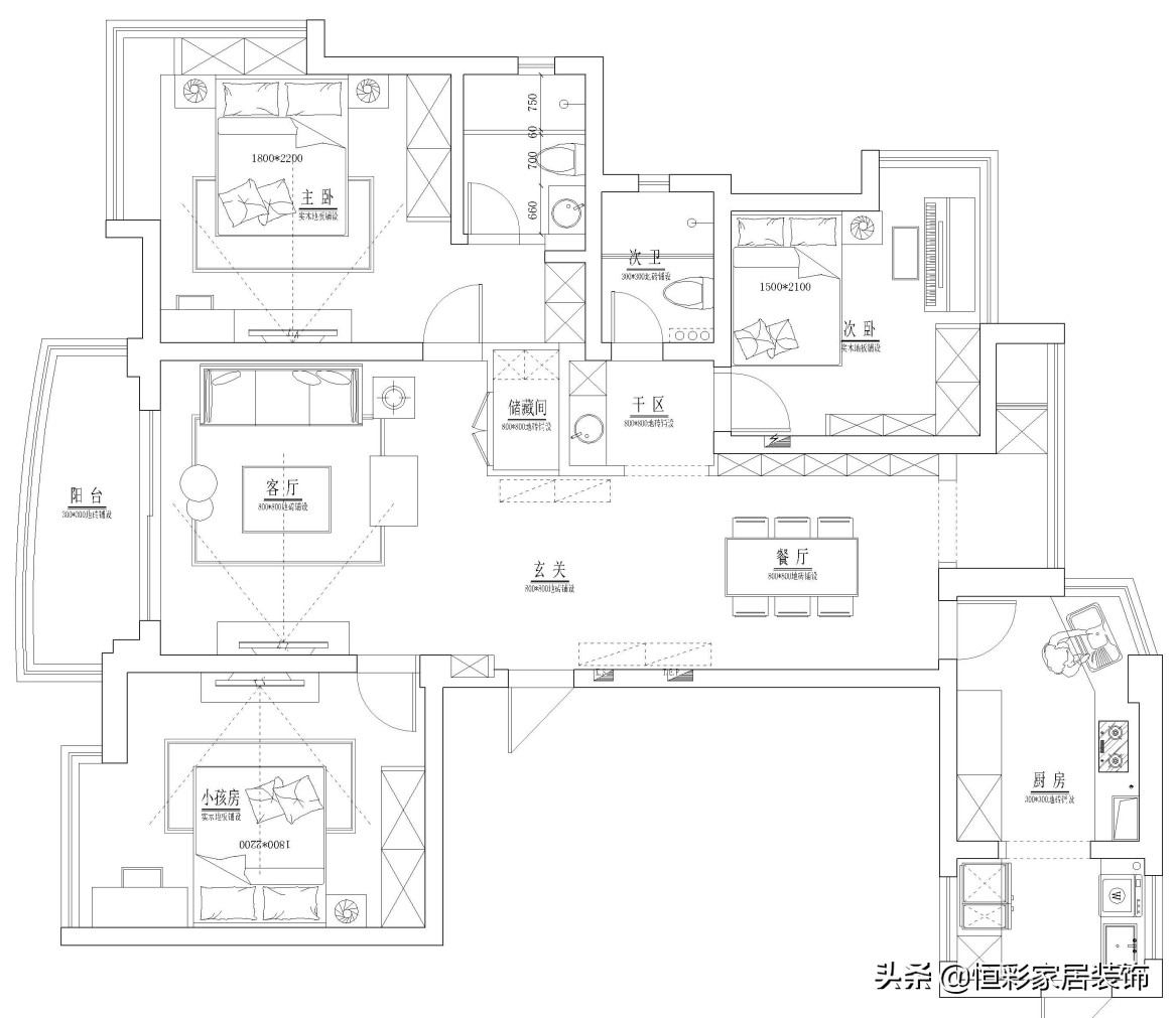 新洲140平米小户型装修,新洲复式两层装修45平小户型