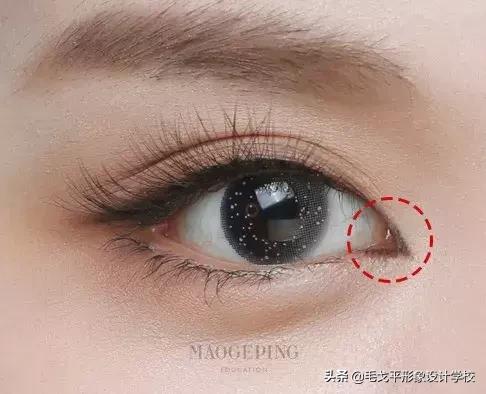 眼线一笔成型教学,眼线一画就成梯形
