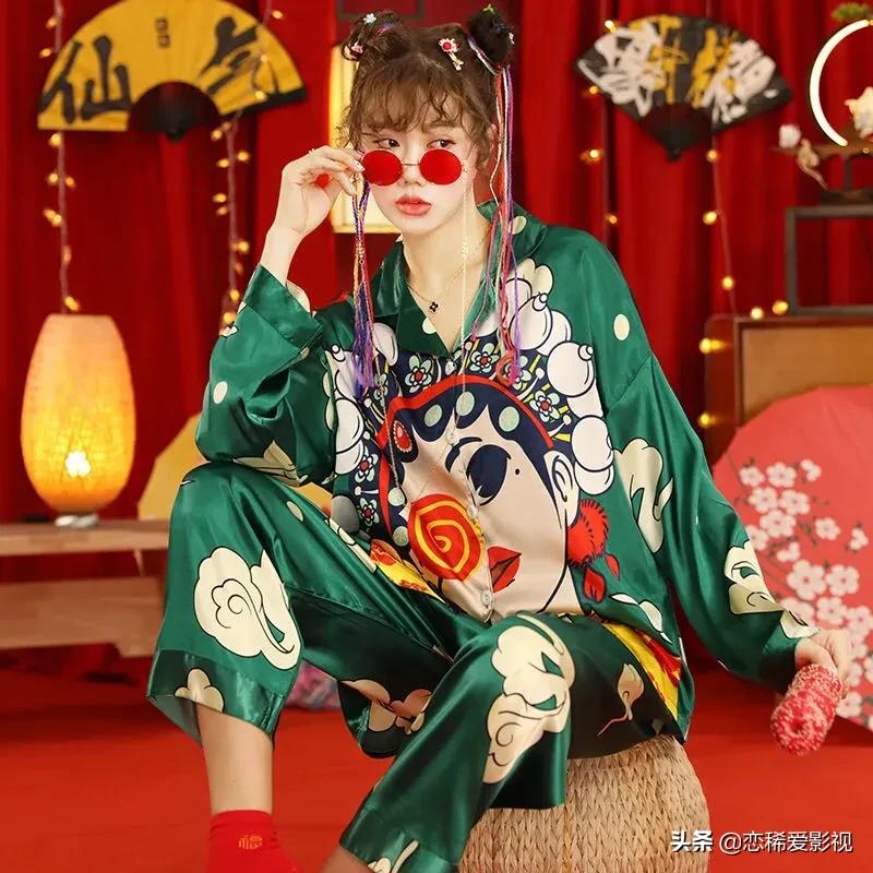 睡衣家居服简约大气,家居服睡衣可外穿的奢华品