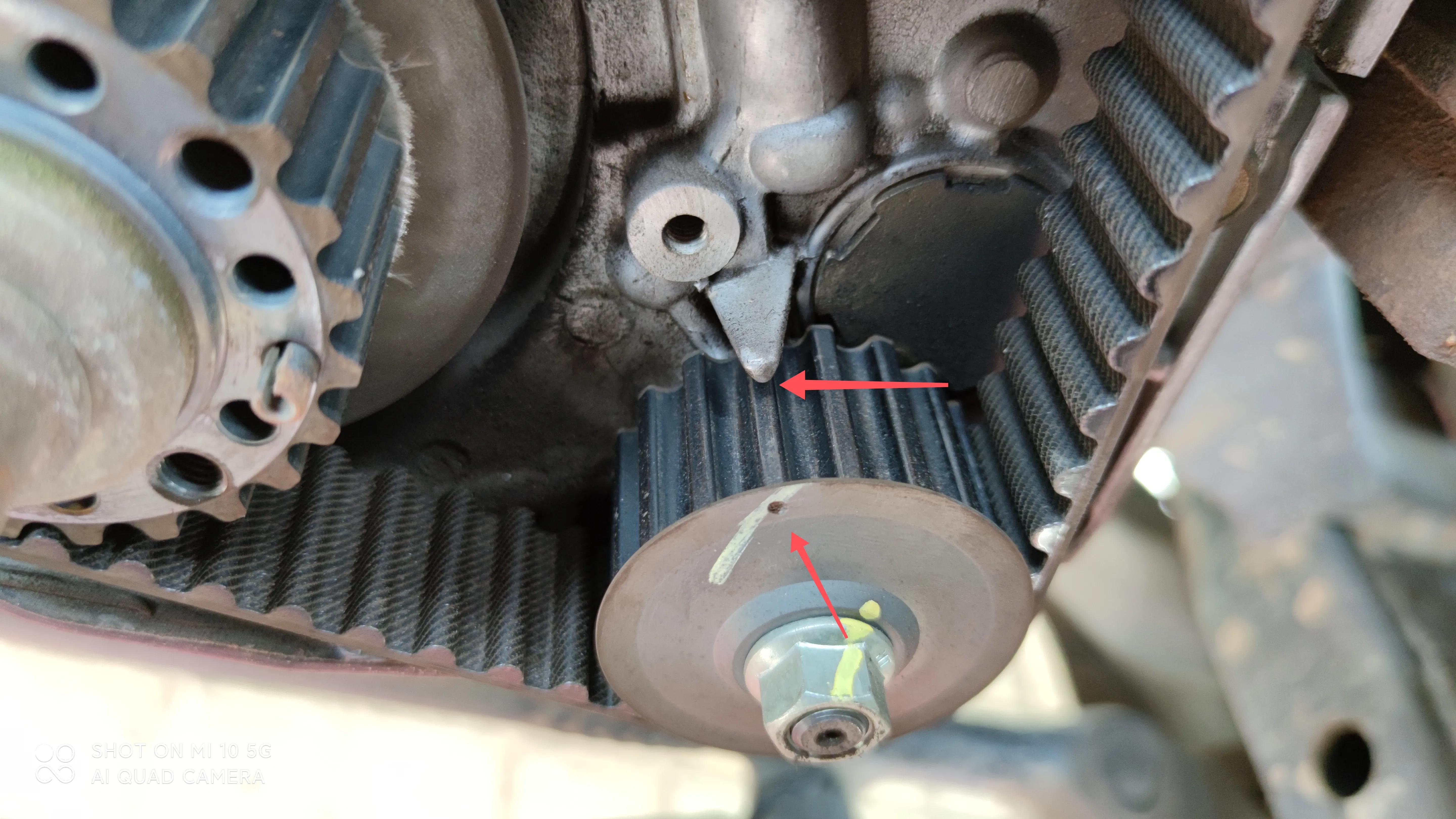 车主壮着豹子胆自己动手更换正时皮带，过程还算顺利