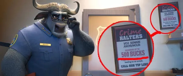 迪士尼彩蛋疯狂动物城,疯狂动物城的十大彩蛋