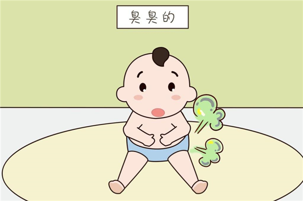 宝宝放屁频繁并且很臭是什么原因,宝宝频繁放屁