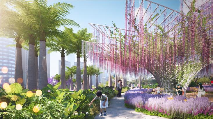 广州东站地区城市景观及环境设计国际咨询——“都市森林”