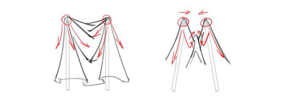 二次元必学画法！布褶材质绘制技巧！画出好看的二次元人物