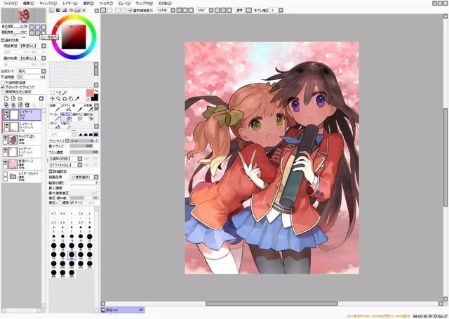 板绘sai伪厚涂上色,sai厚涂板绘人物