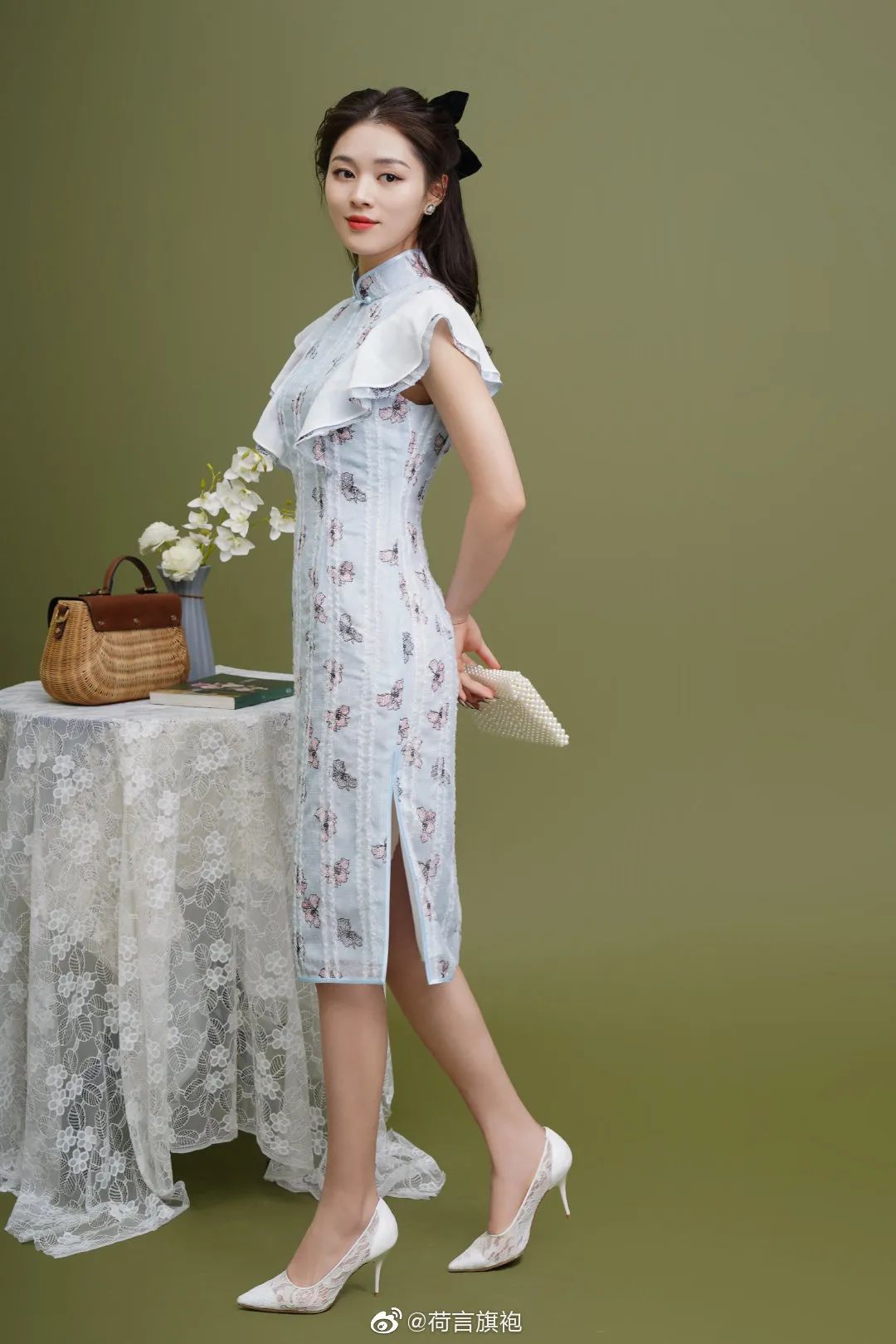 明星都穿的旗袍,中外女明星穿旗袍