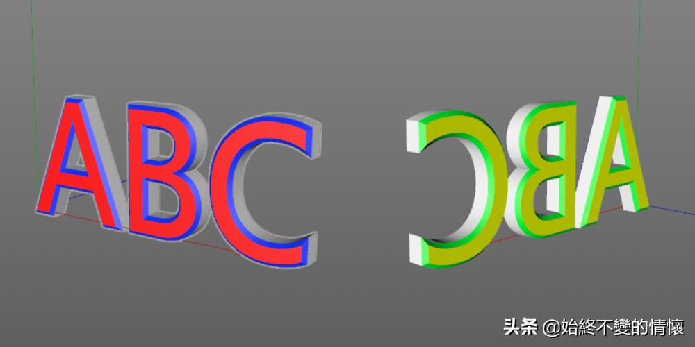 c4d立体文字翻转动画教程,c4d旋转logo教学
