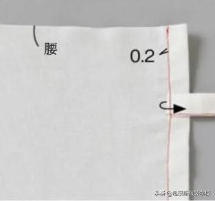 前后双面系带围裙效果附图纸,宝宝前后双面系带围裙