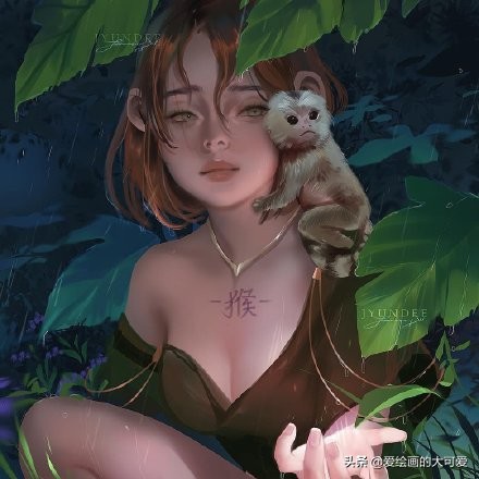 精美生肖拟人原画分享,想要的拿走啊,另附超实用大大笔刷