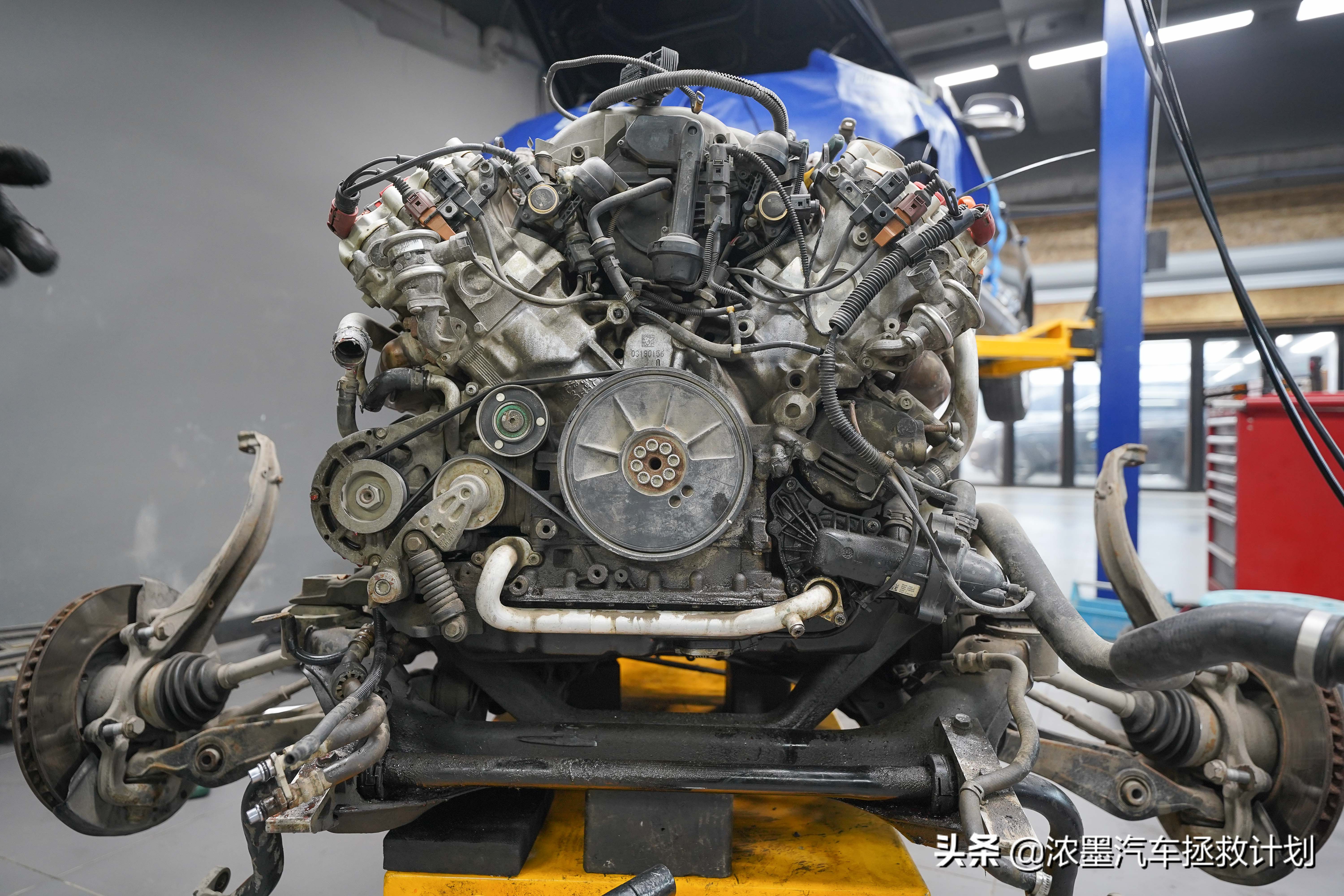 09款途锐全车修复翻新,完美修复一台即将报废的途锐