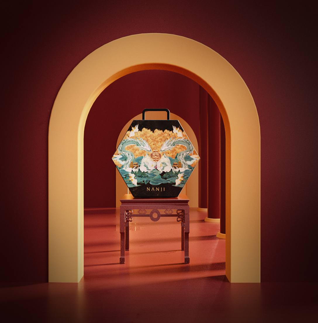 美妆品牌设计效果图,美妆品牌中国元素设计