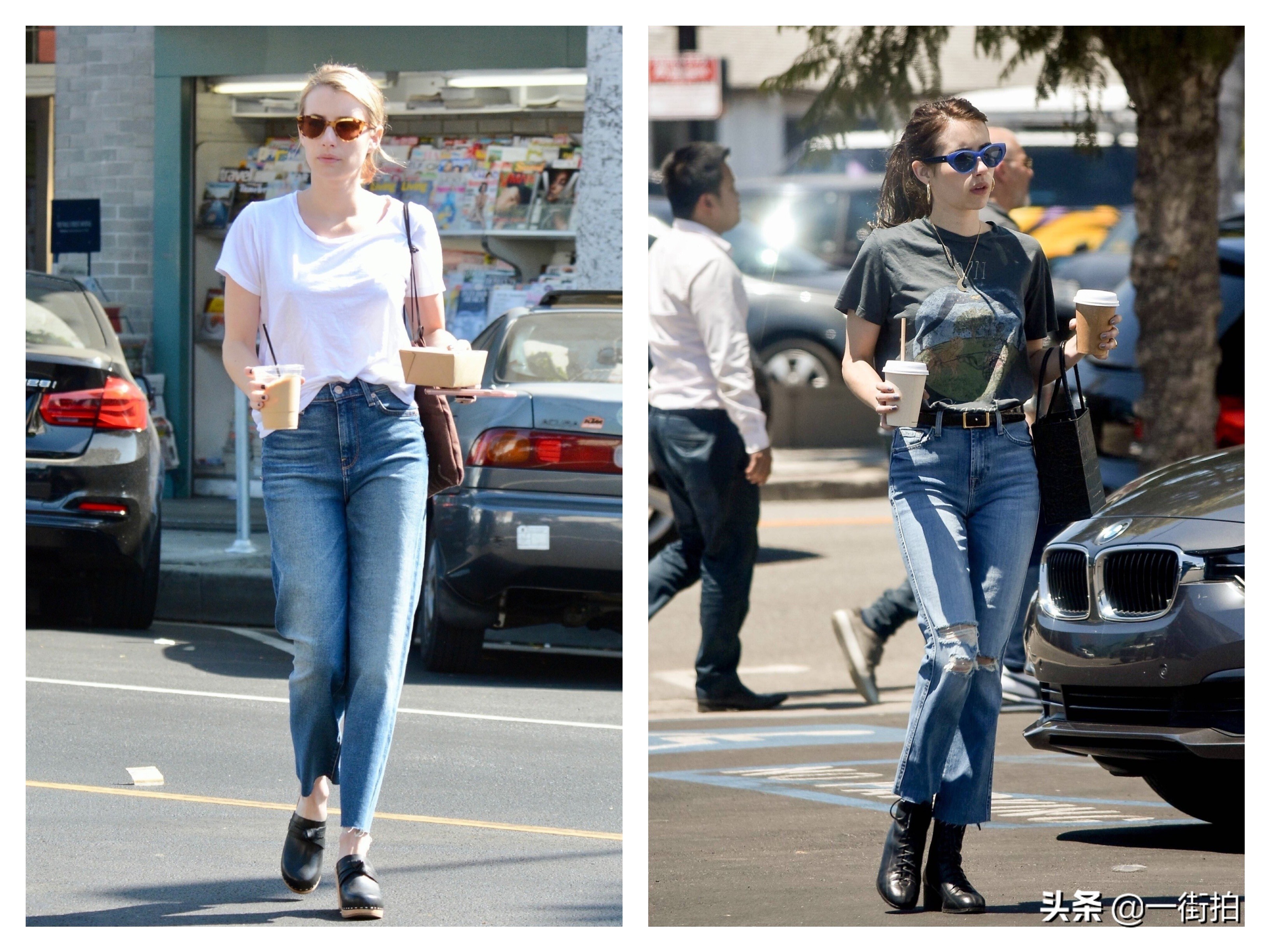 lisa同款拼接牛仔裤怎么搭配,教你如何选牛仔裤女式裤子