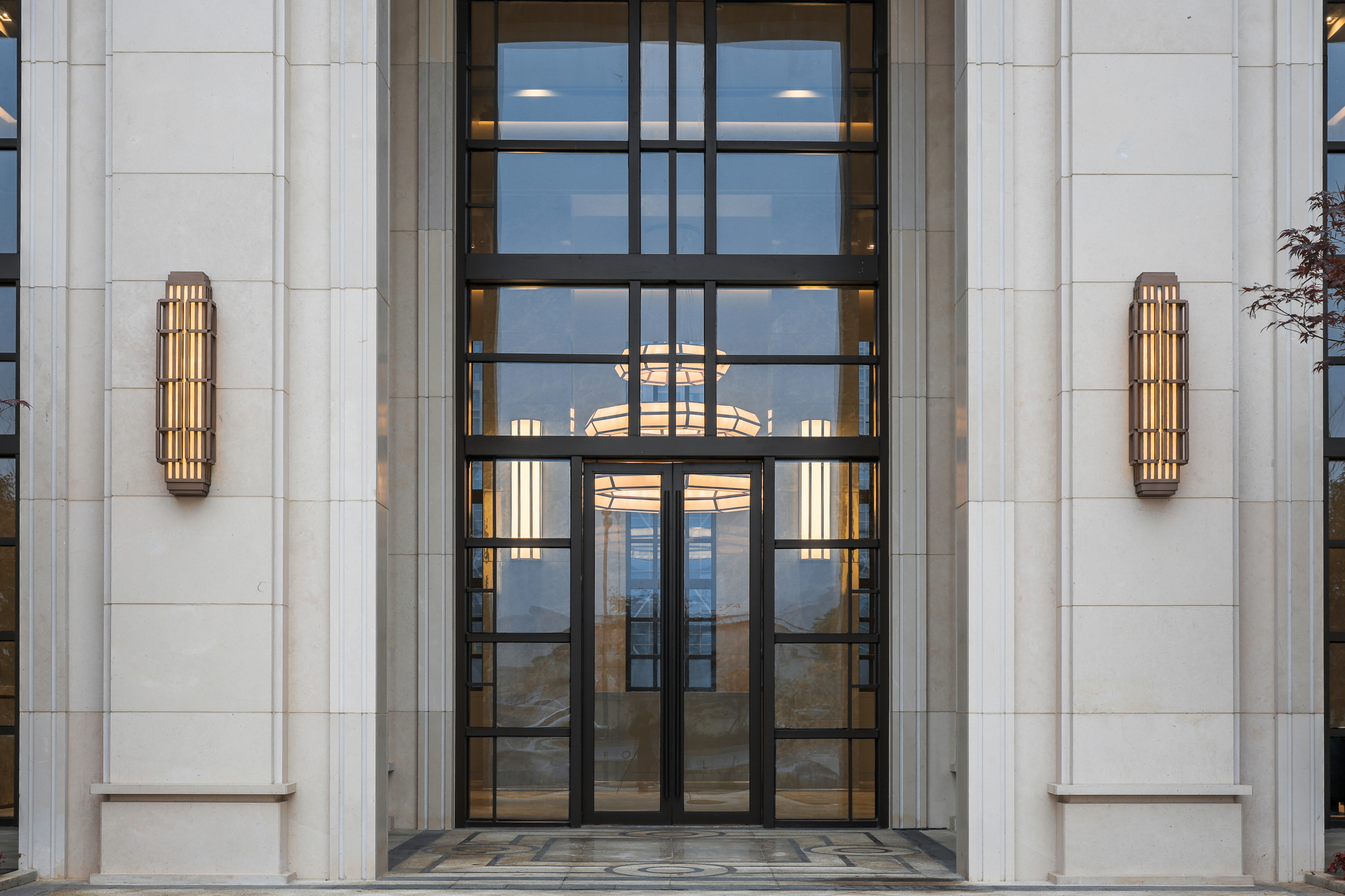 万科大都会大堂实景,南京万科大都会