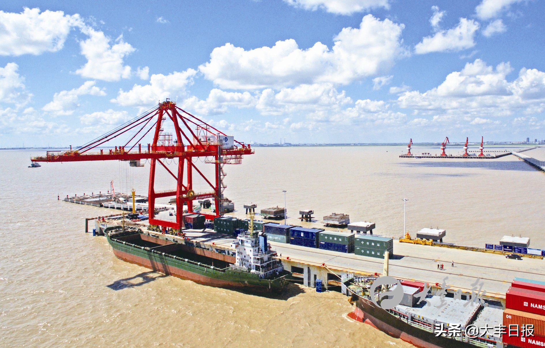 盐城大丰港开放区,盐城市开放沿海迈出坚实步伐