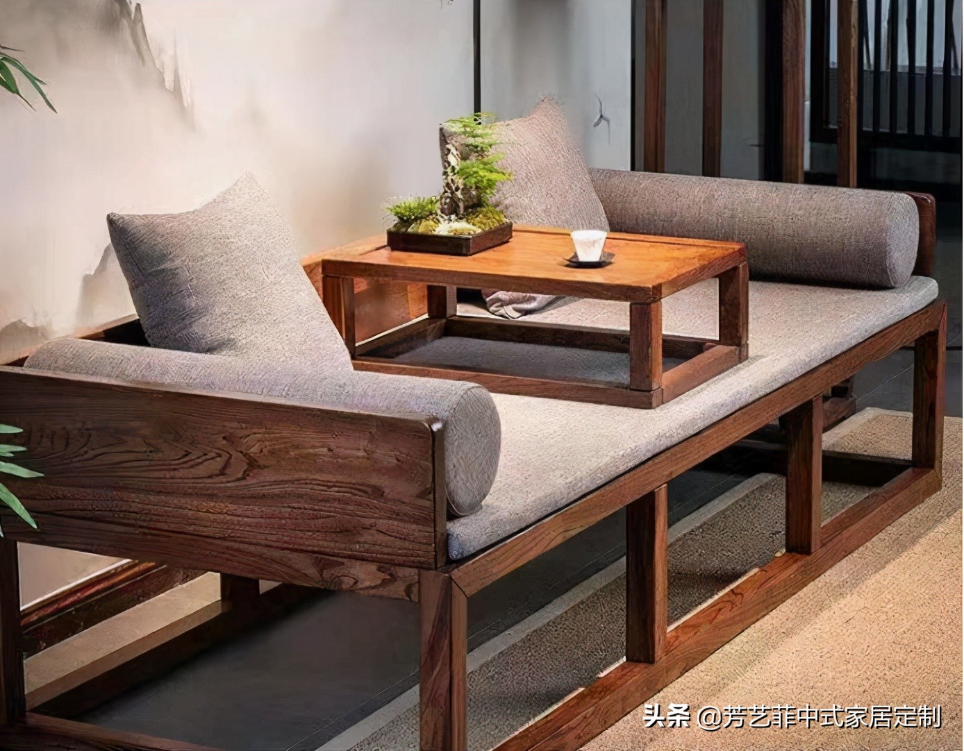 新中式老榆木家具,老榆木轻奢式家具