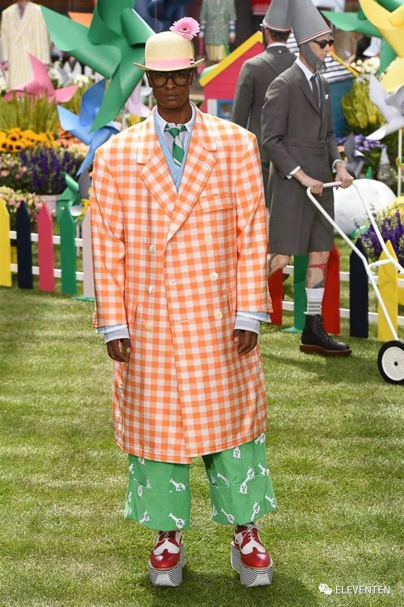 thombrowne2018男装,ThomBrowne2018春夏男装闭场造型