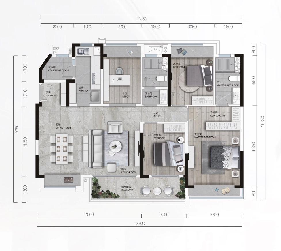 成都未来之城实景,成都未来之城的样板间