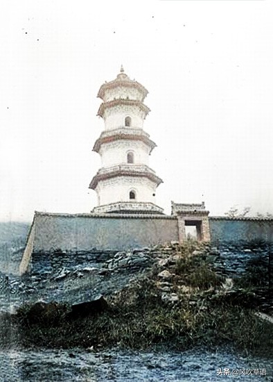 老照片1928年山西省五台山旧貌,忻州五台山影像