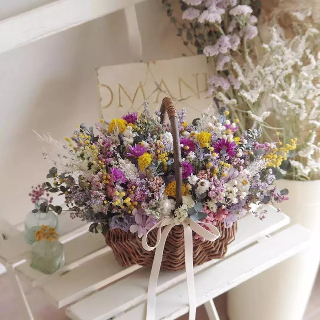 客厅干花布置,客厅干花摆放设计