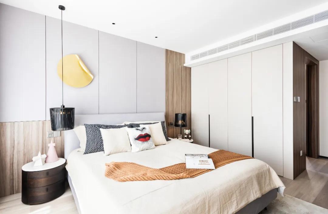 175平米轻奢风格装修,小户型黑白灰原木色极简风格