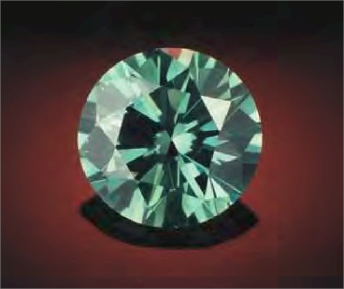 彩色钻石是天然的吗,一颗拥有七种颜色的天然七彩钻石