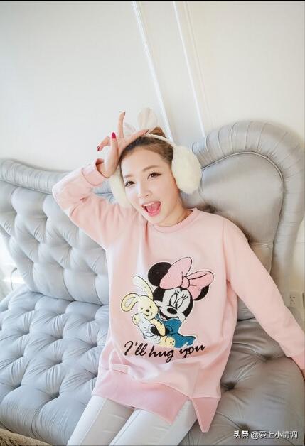 最洋气时髦孕妇装时尚卫衣,孕妇装秋冬穿搭矮个子卫衣