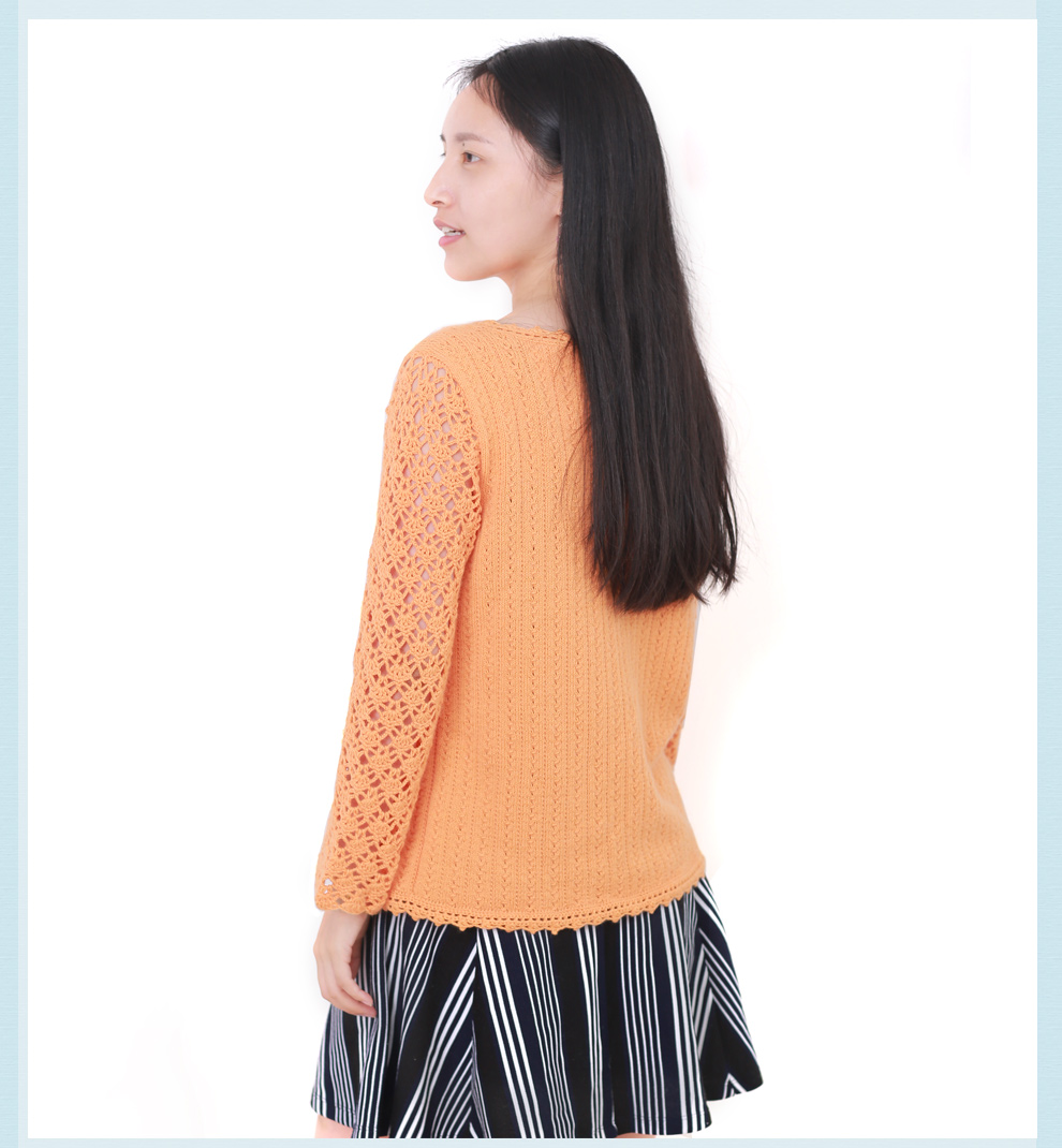 三股羊绒毛衣编织教程,九色鹿编织毛衣教程