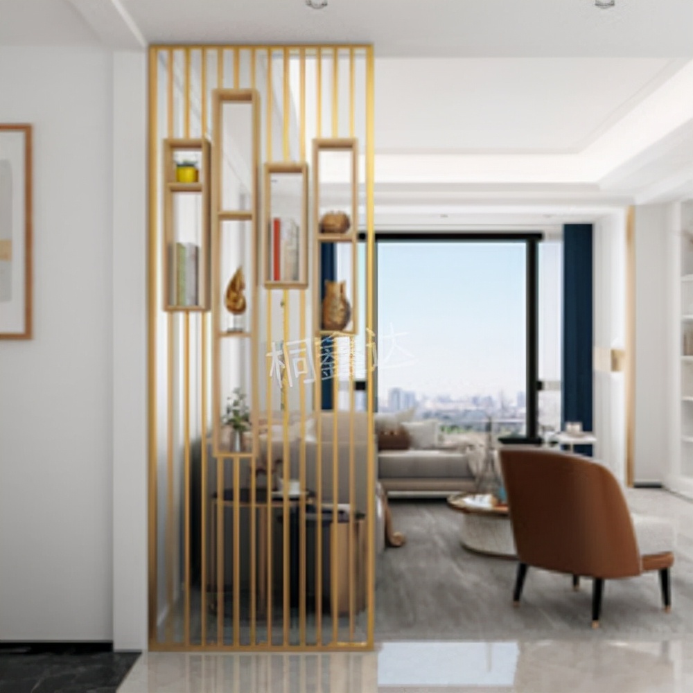 入户不锈钢屏风隔断效果图,云南不锈钢屏风隔断供应