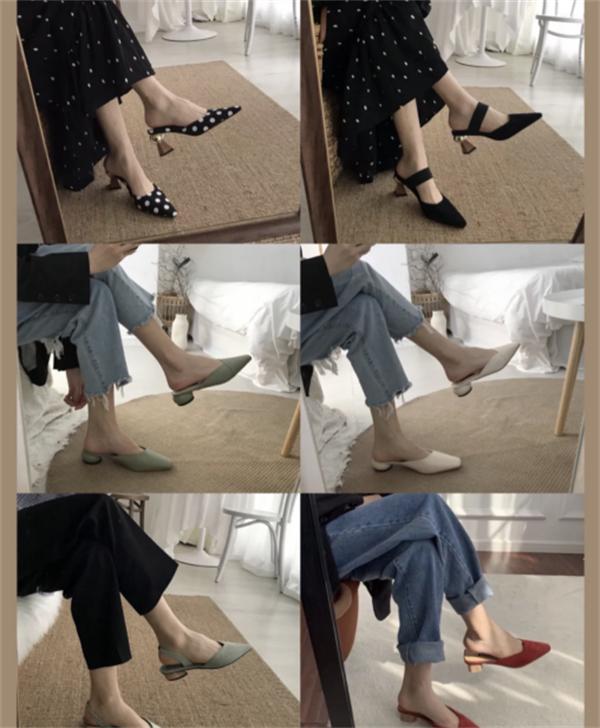 洋气穆勒鞋最新款时髦,穿的鞋子新款小白鞋