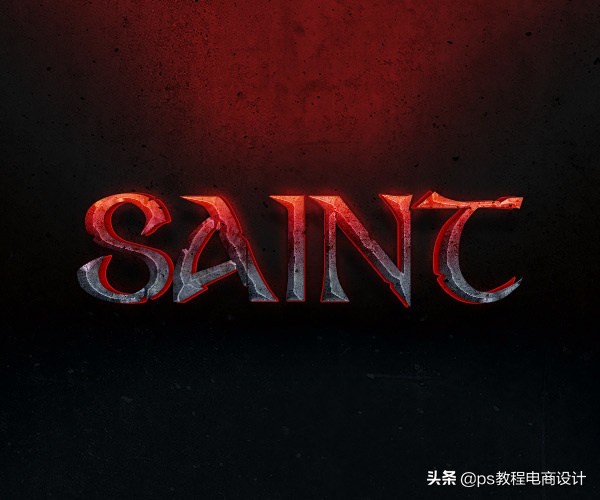 ps气泡光感字体效果教程,ps火焰字效果制作教程