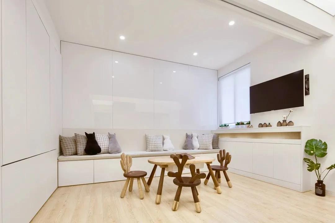 60平两室一厅装修小客厅,60平小两房装修