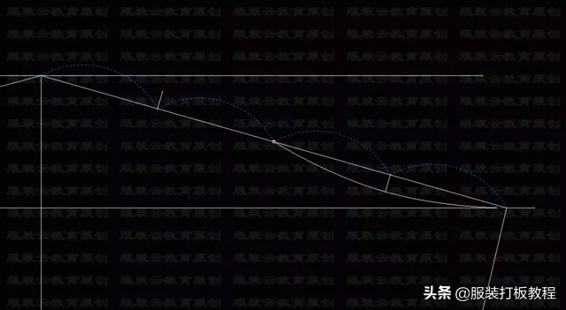 大海服装落肩袖卫衣裁剪图,100码幼童落肩袖卫衣裁剪方法