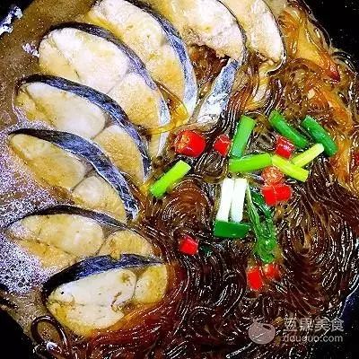 大连正宗鲅鱼炖粉条,肉炖龙口粉丝