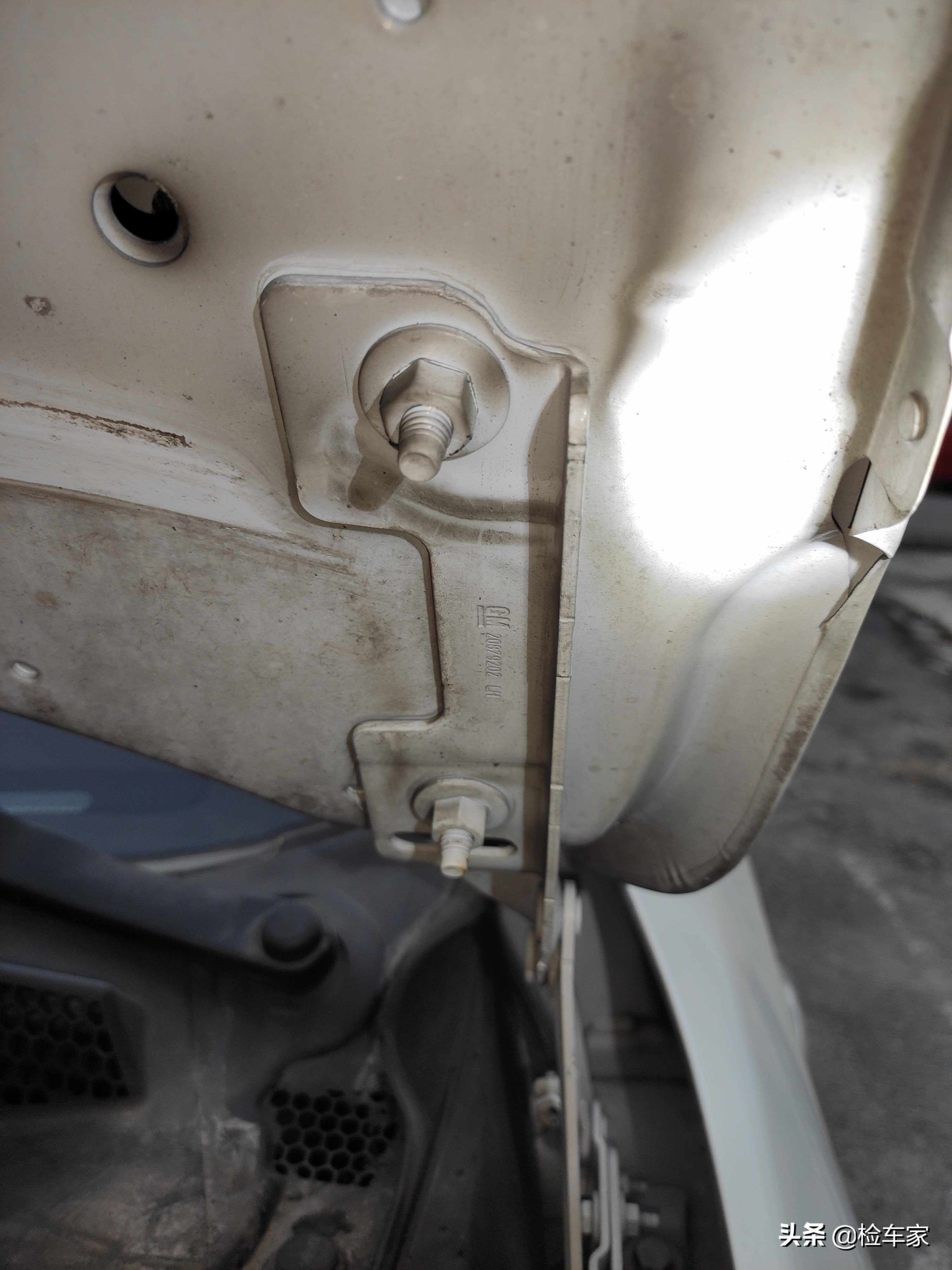 东北客户异地委托检测别克英朗，车尾焊接不敢买，客户：怕冻掉了