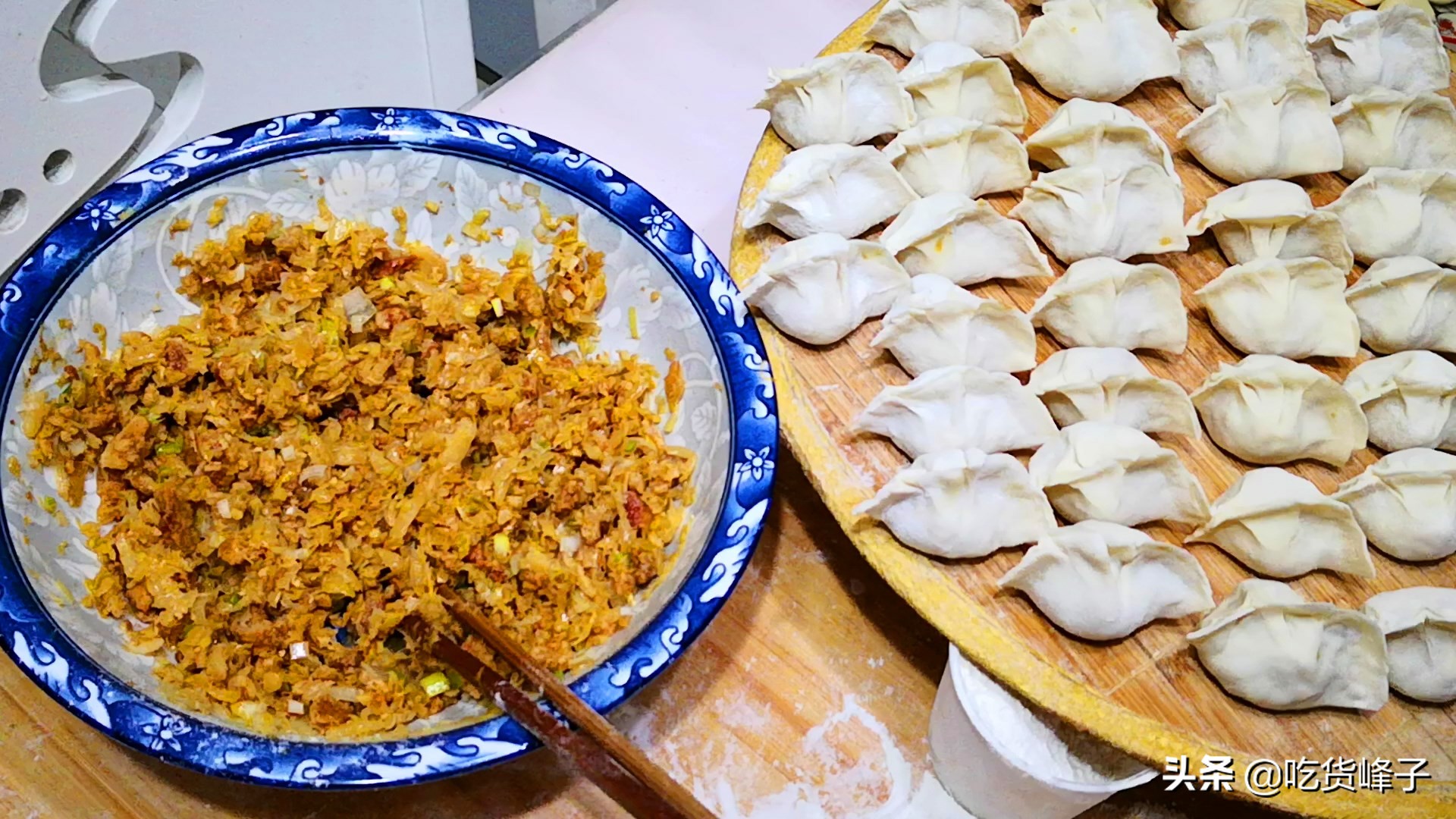 酸菜饺子做法怎么调馅好吃,酸菜馅饺子只放酸菜怎么调