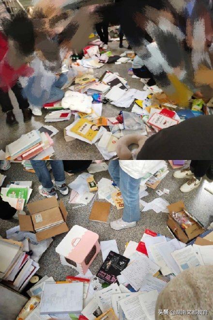 临近考研复习资料被学校扔一地,女生边捡边哭,校方回应来了