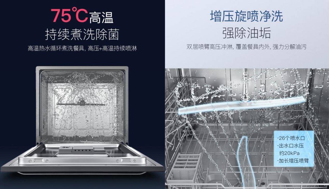 华帝h7s嵌入式洗碗机的使用,华帝ie7洗碗机怎么单独消毒