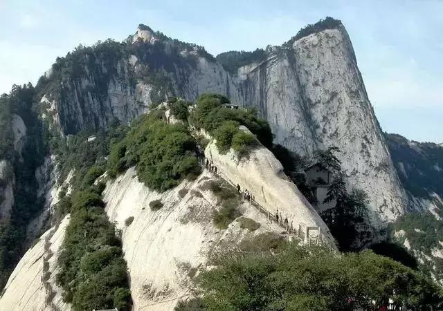 徒步登华山,徒步爬华山最佳路线攻略图片高清