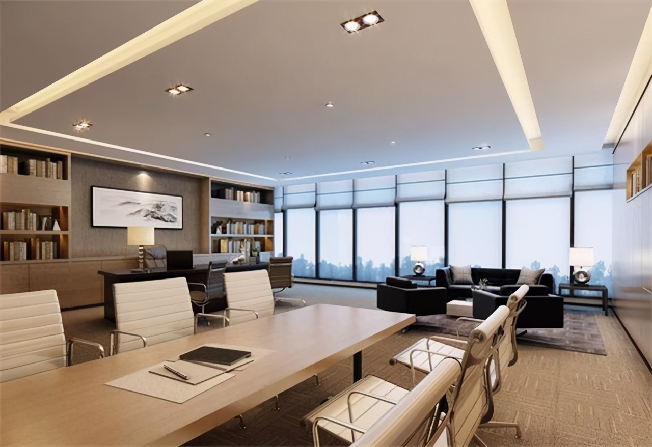90后总经理办公室效果图,90后总经理办公设计