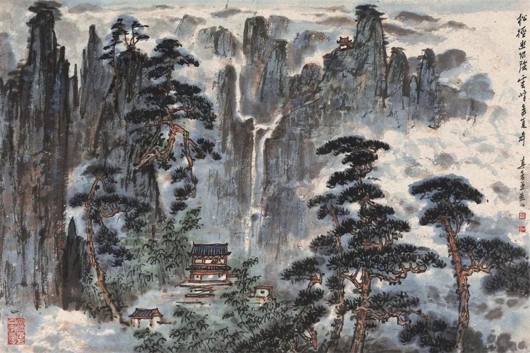 水墨画夜景欣赏,画夜景最好的中国画