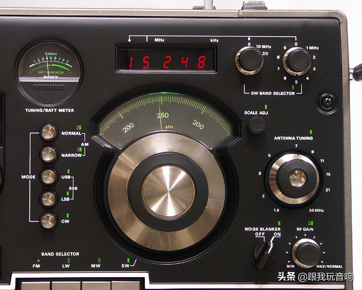 索尼经典全波段收音机,索尼八十年代